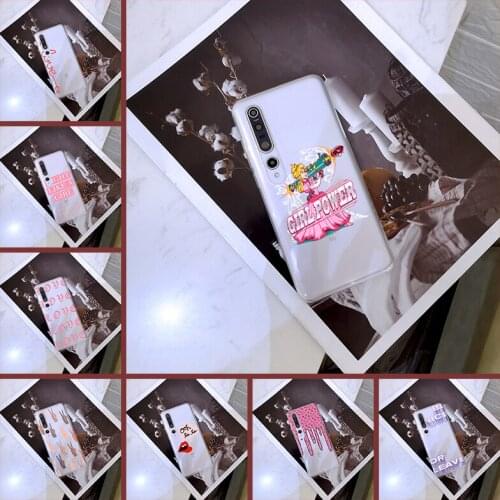 Phone Case For Xiaomi Mi Note 10 Lite Pro Love Girl Pink Quote Soft Silicone For Xiaomi Mi 10 Lite Pro Youth Play Back Cover