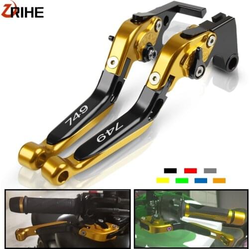 For Ducati 749 S/R 749S 749R 2003 2004 2005 2006 Motorcycle Aluninum brake handle Adjustable Foldable Clutch Brake Levers Handle