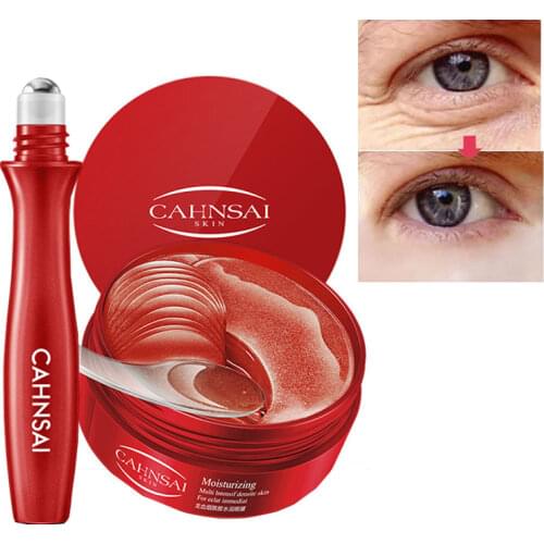 Collagen Eye Patches From Edema 60PCS Remove Dark Circle Hydrogel Gel Patch Mask For Wrinkle Sleep Korea Colageno Hidrolizado