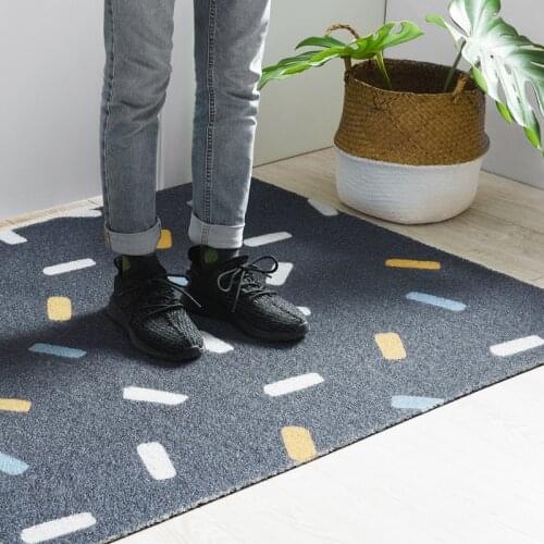 1 Pcs 100x120cm Large Household Mud Scraper Doormat Dust Removal Mat Anti-slip and Waterproof Bedroom Bathroom Balcony Door Mats