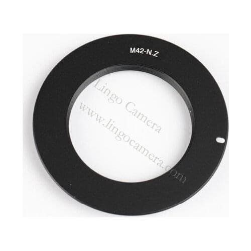 M42 Lens Mount Adapter Ring for Nikon Z series Mirrorless, 1mm Ultra-slim Lens Mount Adapter for M42 Lens to AI Z Mount Camera