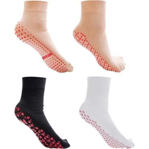 Magnetic Tourmaline Self Heating Socks Breathable Foot Massager Soft Comfortable polyester cotton Multiple Function anti-fatigue