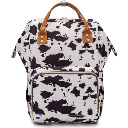 Multi-functional Portable Diaper Bag Large Capacity Waterproof Baby Travel Backpack Wear-resistant Insulation Design Mummy Bag