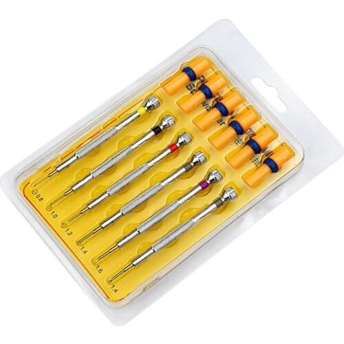 12 Pcs Screwdriver Kit For Watches, Glasses And Accessories, Precision Tool Set For Repair, Replace, Remove And Adjust