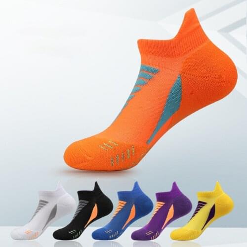 Running Socks Men Basketball Breathable Anti Slip Sport Hiking Cycling Walking Women Outdoor Socks Cotton Athletic No Sweat Sock