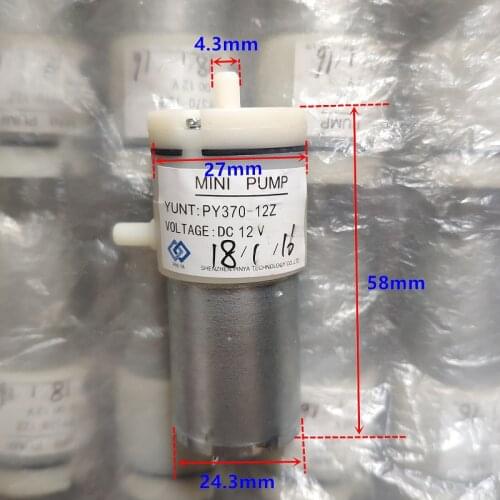 Brand new DC5V 9V 12V 370 air pump self-priming pump for breastfeeding, negative pump
