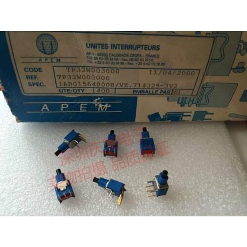 Original new 100% TP32W003000 key switch gently touch the bent foot side and press 3pin button