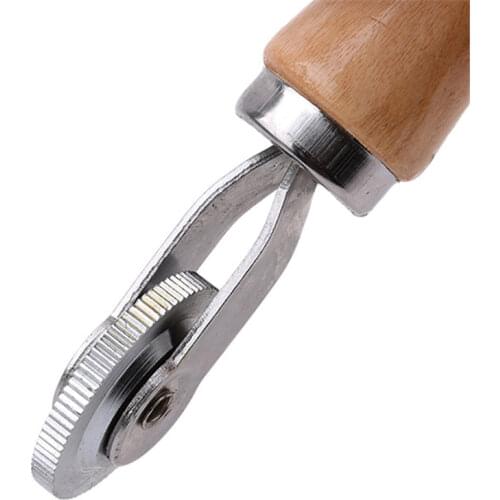 Ball Bearing Tire Tyre Patch Roller Stitcher Puncture Repair Tube Tool Car Truck Tyres Wood Handle