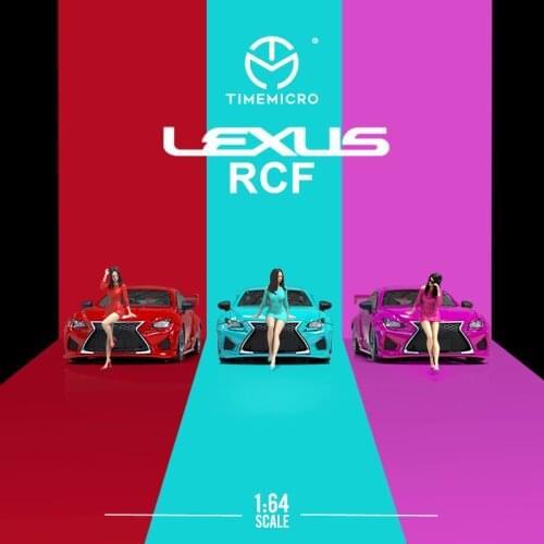 PreOrder) TM Time Micro 1:64 Lexus RCF Diecast Car