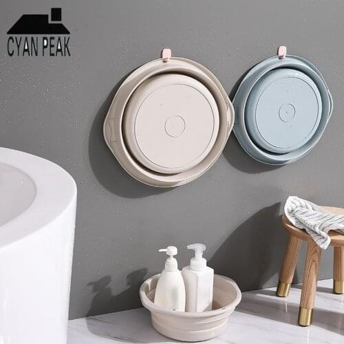 Outdoor Folding Wash Basin Camping Foldable Basin Collapsible Washing Bucket Travel Folding Washbasin Bathroom Accessories