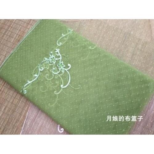 Super soft extra wide mesh embroidery lace 2 colors 30CM wide
