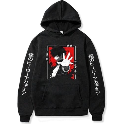 SUNOWE 2021 My Hero Academia Dabi Hoodies Sweatshirt Unisex Clothes Men Women Moleton Long Sleeve Pullover Funny Streetwear