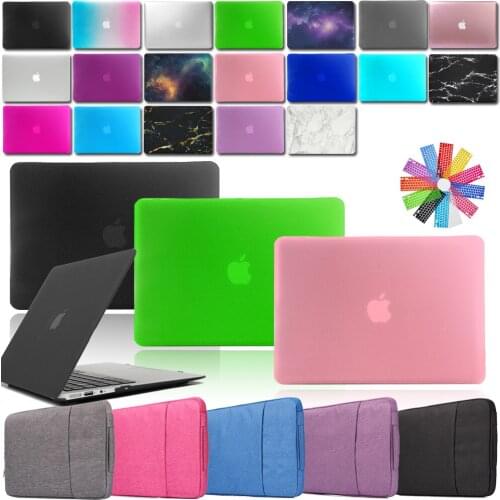 Shockproof Laptop Case for Apple Macbook Air 11/13/Pro 13/15/Retina 13/15/Macbook/12/New Air 13 Laptop Case+Keyboard Cover+bag