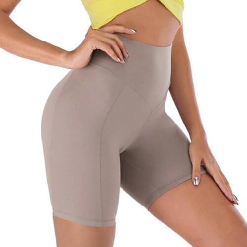 Women Elastic Tight Hip-lifting Sports Shorts for Fitness