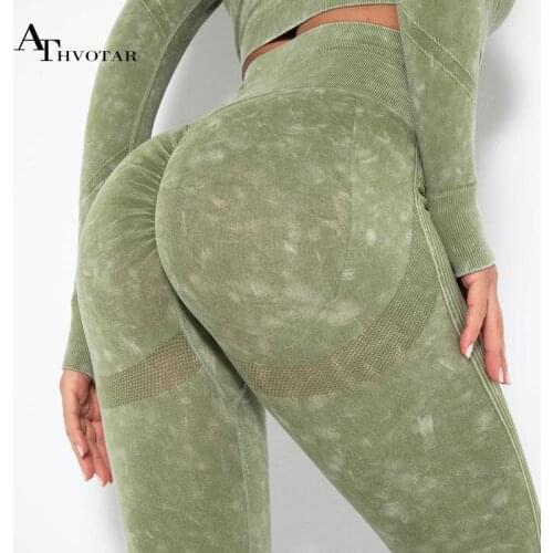 ATHVOTAR Yoga Fitness Leggings Women Gym Sport High Waist Workout Outdoors Leggings Sport Women Fitness Yoga Pants