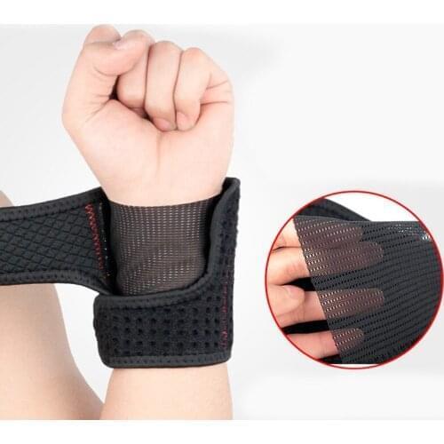 1 piece wrist band Power Bands elastic bandage strap wrap fitness Sweatband Breathable wristband gym support Dumbbells Training