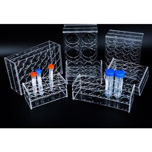 1pcs Clear Organic glass 0.2ml to 15ml Centrifuge Tube Rack PMMA Tubing Holder For School Lab