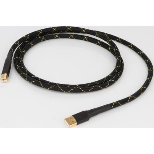 1PCS High Quality USB 2.0 A- B USB Audio Cable ， Canare L-4E6S Audio-cable for Hifi DAC Amplifier