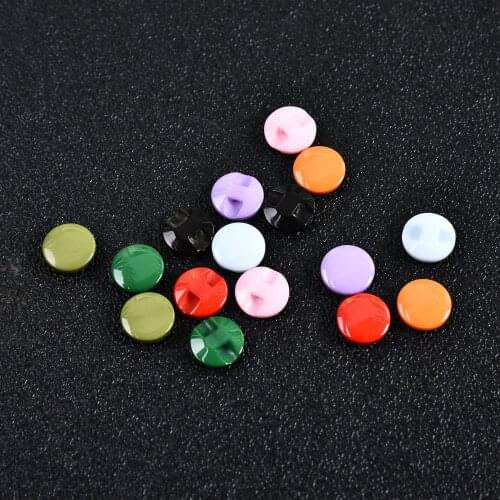 100pcs Round Resin Mixed Dress Buttons 13mm for Clothes Sewing Accessories Baby Button