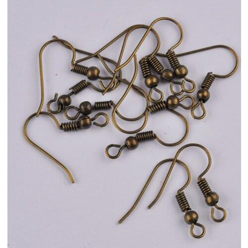 1000pcs Antique Bronze DIY Earring Findings Earrings Clasps Hooks Fittings DIY Jewelry Making Accessories Hook Earwire Jewelry