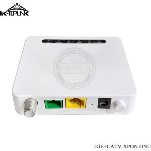 1GE +CATV XPON ONU Optical Fiber Eerminal Equipment Compatible With Huawei OLT R015 Version R17 Version ZTE Olt V2.1.0 Version
