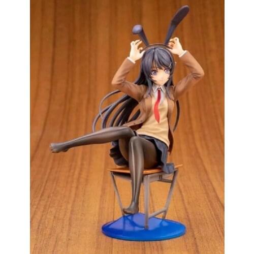 20cm Adolescent fools don’t dream of Bunny Girl Senpai anime figure Sakurajima Mai PVC action figure collection model toys gifts