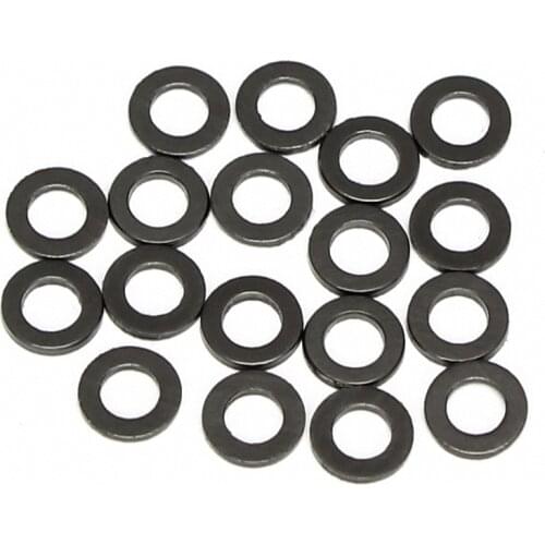 25pcs M19 nylon graphite washer flat washers plastic gasket ultra-thin gaskets high quality high temperature resistance black