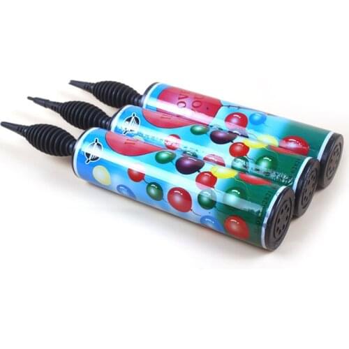 33*5.5CM Portable Plastic Hand Push Air Pump Balloons Inflator Air Pump Party Supplies Suitable for Multi Size Balloon