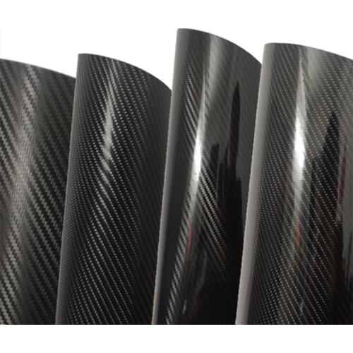 3D 4D 5D 6D Carbon Fiber Vinyl Wrap Film Car Motorcycle Wrapping Foil Console Computer Laptop Skin Phone Cover Vehicle Universal