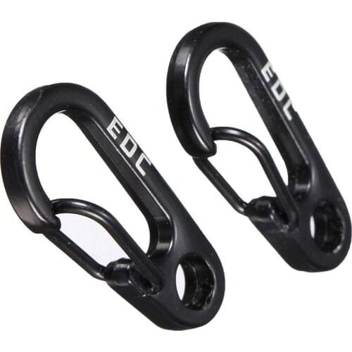 Mini Carabiners Climbing Backpack Spring Clasps EDC Keychain Camping Bottle Hooks Paracord Tactical Survival Gear