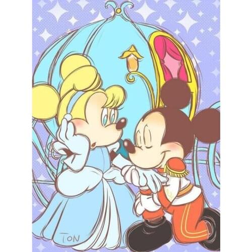 Disney Cartoon Mickey Minnie DIY 5D Diamond Painting Embroidery Cross Stitch Kits Diamond Mosaic Home Decor Gift