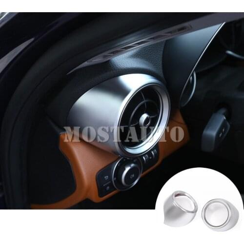 For Alfa Romeo Giulia Inner Dashboard Side Air Vent Outlet Cover 2017-2019 2pcs Car Decor Car Accesories Interior Car Trim