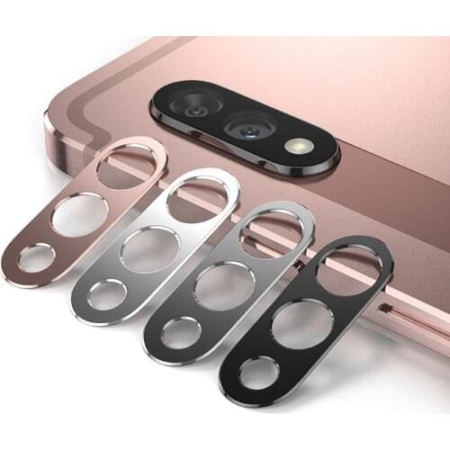 For Samsung Galaxy Tab S7 / Plus Luxury Camera Guard Circle Metal Lens Glass Protector Case Cover Bumper Protection Ring