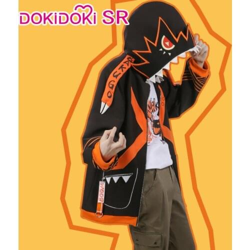 DokiDoki Anime My Hero Academia Cosplay Boku No Hero Academia Bakugou Katsuki Cosplay Costume Dinosaur Doujin Costume Men