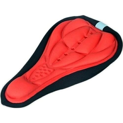 Breathable 3D Foam Bicycle Saddle Seat Cover Mat MTB Mountain Road Bike Saddle Cover Bike Parts Exquisite Women Cn(origin)