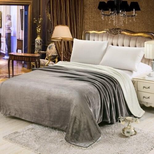 Flannel Throw Blanket Winter Lamb Cashmere Blanket Bed Sofa Warm Wool Blanket Sheet Bedspread Portable Travel Cover Blankets