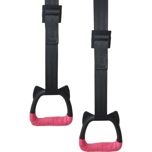 Gymnastics Rings Non-Slip Bear 200KG Exercise Rings for Home Kids