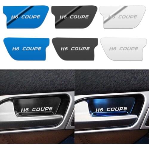 4pcs/lot Auto Door Inner Bowl Sticker interior moulding for Haval Great Wall H6 car accessories