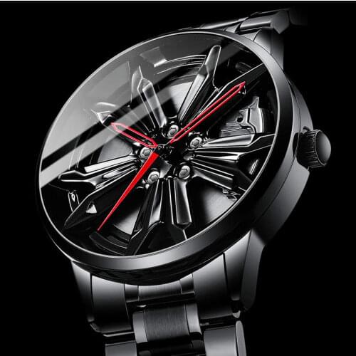 NIBOSI Car Wheel Rim Hub Watches Top Brand Luxury Custom Design Wristwatch Wheel Rim Hub New Dress Watch Men Relogio Masculino