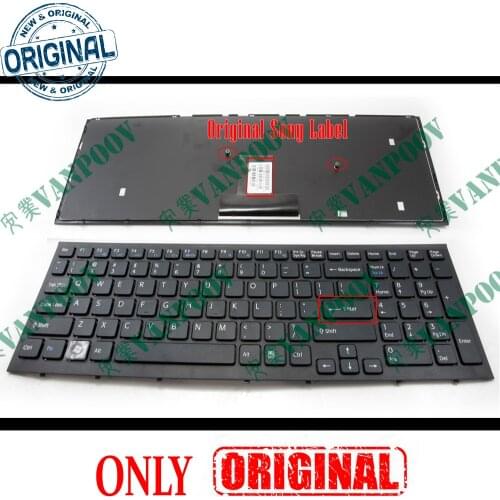 New Laptop keyboard for Sony Vaio VPC-EB VPC EB EB11 EB12 EB15 Black with Frame Black US Version - 148792821 148793141 V111678A