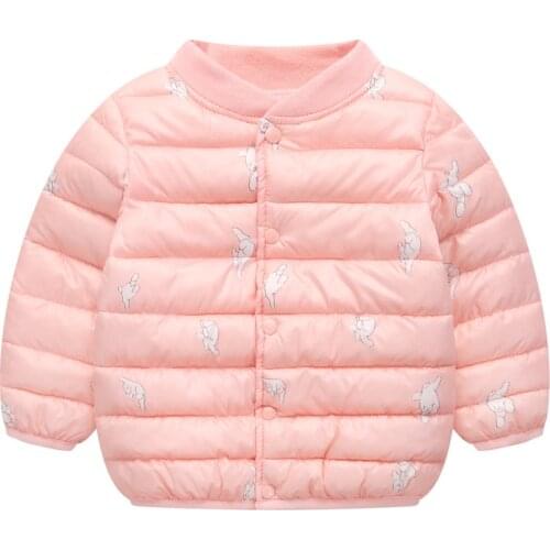 Autumn Winter New Warm Velvet Baby Boy Girl Winter Cartoon Jacket Coat Thick Keep Warm Kids Girl Boy Outerwear Children Clothes