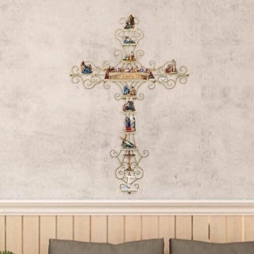 Excellent Workmanship PVC Wide Application Cross Wall Sticker for Living Room