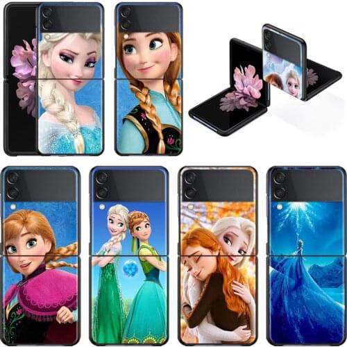 Disney Princess Aisha Shockproof Cover for Samsung Galaxy Z Flip Flip3 5G Black Phone Case Shell Hard Fundas Coque Capa