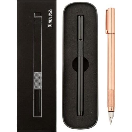 Drop shipping High Quality Student Fashion Medium 0.38mm Nib Fountain Pen The Best Gift To Give Friends School Stationery