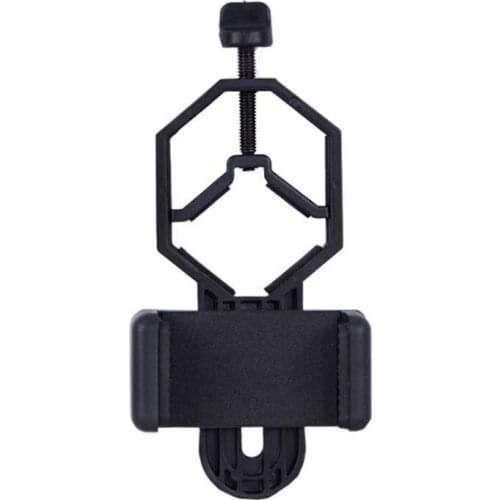 Adjustable Adapter Mount Universal Cell Phone Microscope Phone Metal Bracket Telescope Scope ABS Holder + B3B6