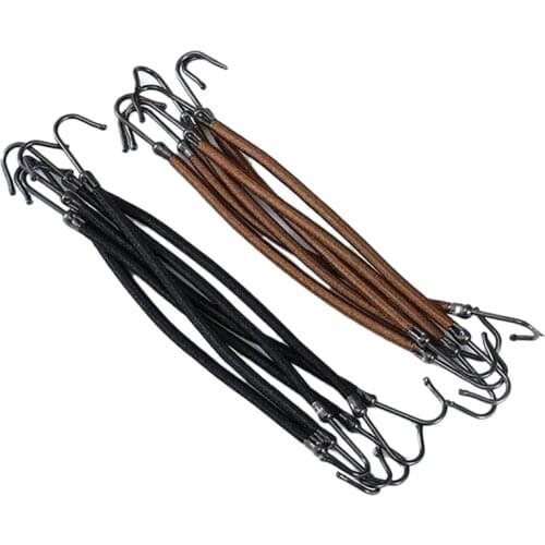 20 Pack Hair Hook Ponytail Holder with Hooks Elastic Hair Styling Rubber Bands Hair Rubber Bands
