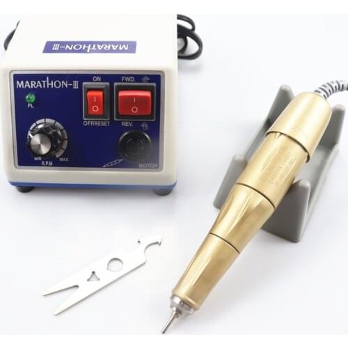 Hand Grinder Power Handpiece Micromotor for Dental Lab N3 Marathon Polishing Micromotor + Handpiece 45K rpm 105L handle