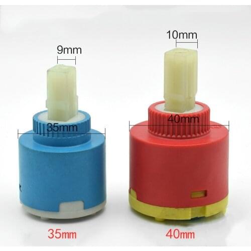 35mm/40mm Watersaving Replacement Ceramic Spool Water Mixer Tap Universal Kitchen Bathroom Wash pan Fauce Replace Part