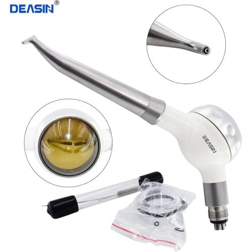 Dental PREVEN Air Flow Polishing 360 Degree Rotate Prophy Jet Mate Nozzle System Polisher Handpiece Intra Oral with Water Spray