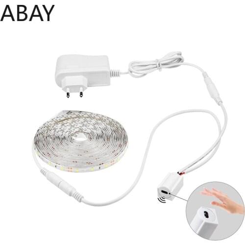 12V LED Light Strip Infraredhand Scan Sensor LED Lights Strips 2835SMD Tape Lamp 1m 2m 3m 4m 5m for Stairs Cupboard Wardrobe